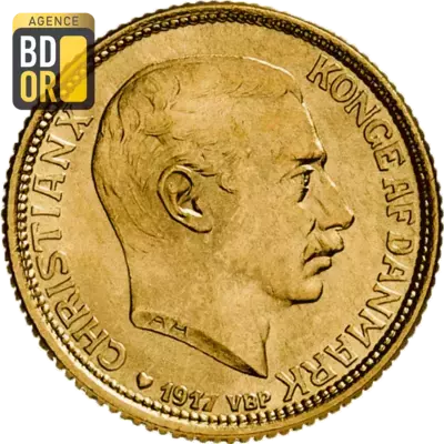 10 Kroner Or Christian X