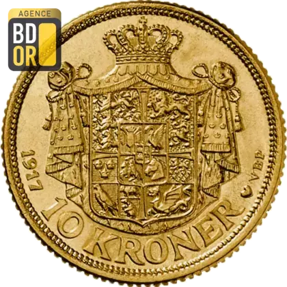 10 Kroner Or Christian X