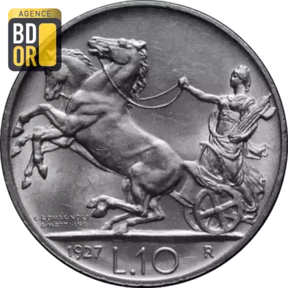 10 lires Victor-Emmanuel III 1926-1934