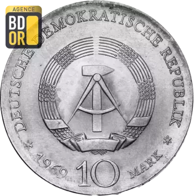 10 Mark (Johann Friedrich BÃ¶ttger), 1969