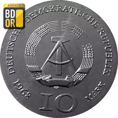 10 Mark Johann Gutenberg, 1968