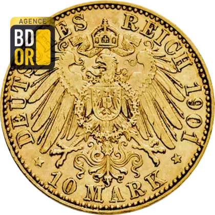 10 Mark Or Albert de Saxe