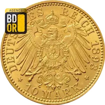 10 Mark Or Ernst Ludwig Hessen