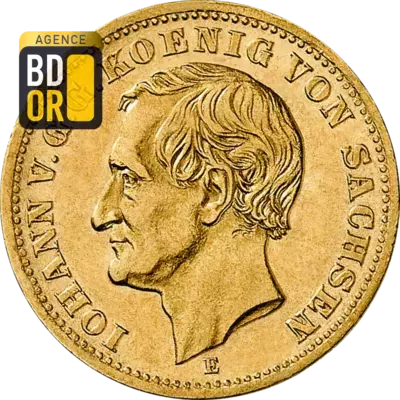 10 Mark Or Johann de Saxe