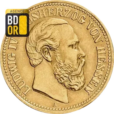 10 Mark Or Ludwig IV Hessen
