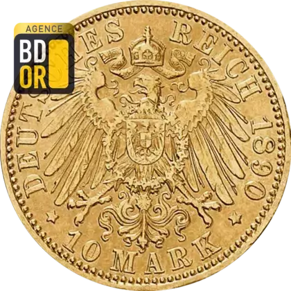 10 Mark Or Ludwig IV Hessen