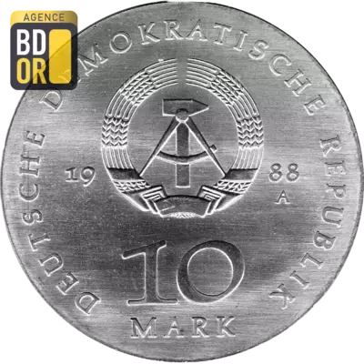 10 Mark (Ulrich von Hutten), 1988