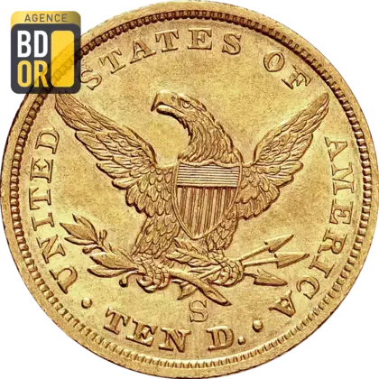 10$ Or Liberty Sans Devise 10$ Or Liberty Sans Devise