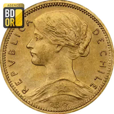 10 Pesos Or 1895 Ã  1901