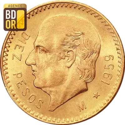 10 Pesos Or Hidalgo