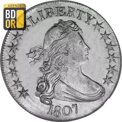 Demi Dollar Argent Draped Bust 1801 Ã  1807