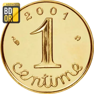 1 Centime Epi Or