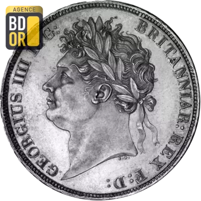 1 couronne George IV 1er type