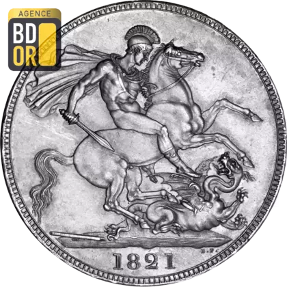 1 couronne George IV 1er type