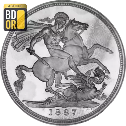 1 couronne Victoria effigie du jubilé