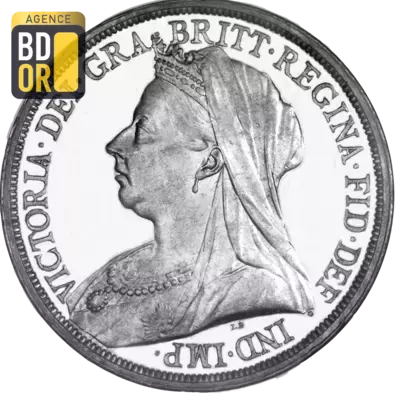 1 couronne Victoria tÃªte Ã¢gÃ©e