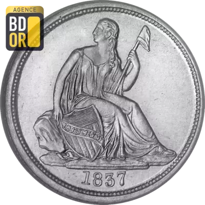 1 Dime Argent 1837 et 1838