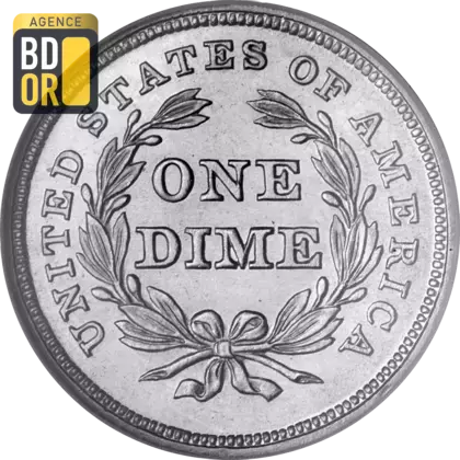 1 Dime Argent 1837 et 1838