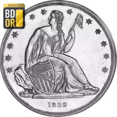 1 Dollar 1836 Ã  1838
