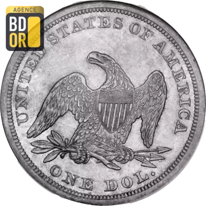 1 dollar 1840-1866