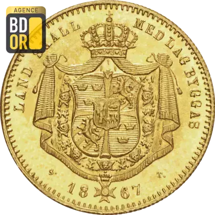 1 Dukat Or Carl XV Adolf