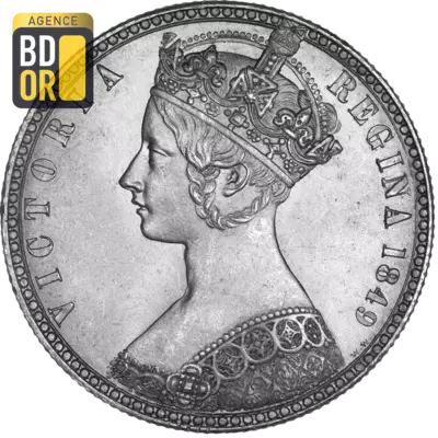 1 florin Victoria 1ere effigie 1er type