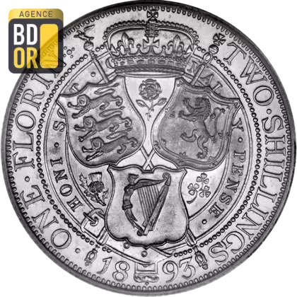 1 florin victoria 'old head'