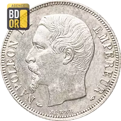 1 Fr NapolÃ©on III TÃªte Nue