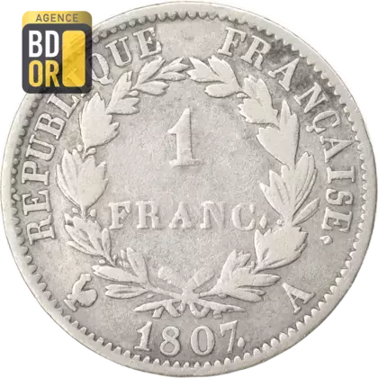 1 Fr Napoléon 'Tête de Nègre'