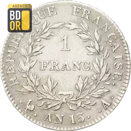 1 Fr Napoléon Tête Nue