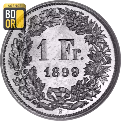 1 Franc Helvetia 1875-1967 