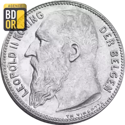 1 franc LÃ©opold II 1904-1909