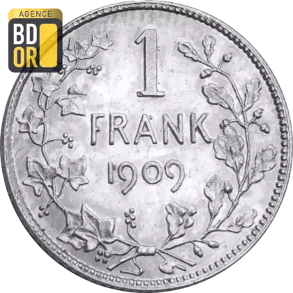 1 franc Léopold II 1904-1909