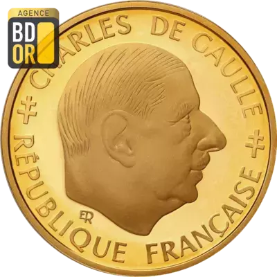 1 Franc Or Charles De Gaulle