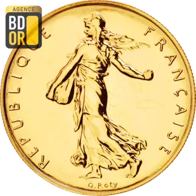 1 Franc Semeuse Or