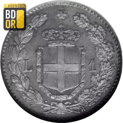 1 lire Humbert 1er 1883-1900