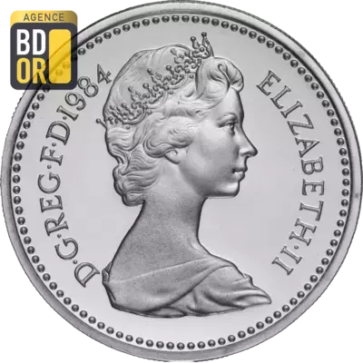1 livre Elizabeth II 2e effigie, chardon Ã©cossais, argent