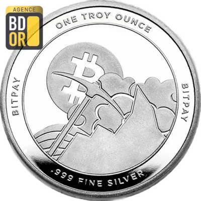 1 Oz Bitcoin Silver 2021