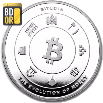 1 Oz Bitcoin Silver 2021