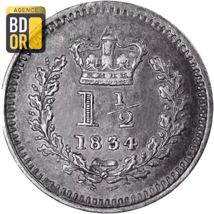 Demi pence Guillaume IV