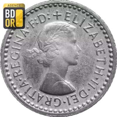 1 Penny - Elizabeth II 1er portrait; monnayage Maundy 