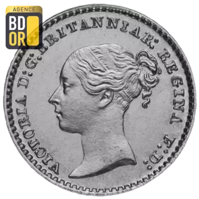 1 penny Victoria maundy coinage 'young head'