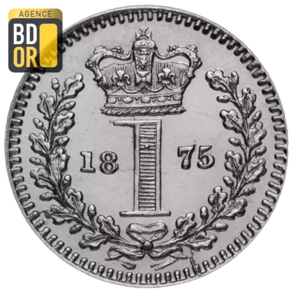 1 penny Victoria maundy coinage 'young head'