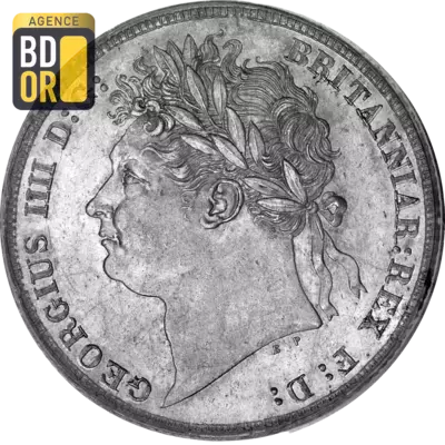 1 shilling George IV 2e type