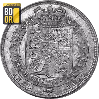 1 shilling George IV 2e type