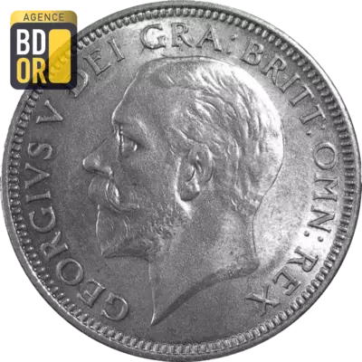 1 shilling george V 2e effigie 1ere type