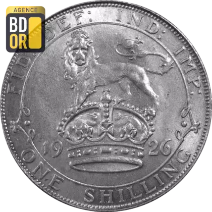 1 shilling george V 2e effigie 1ere type