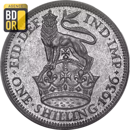 1 shilling George V 2e effigie 2e type