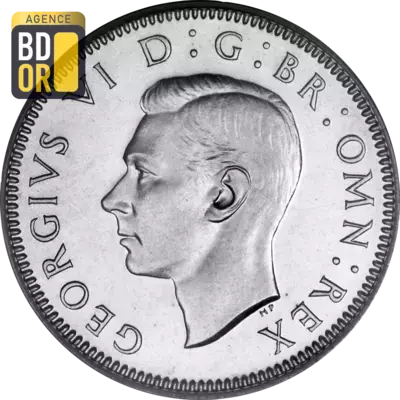 1 shilling George VI cimier de l'Angleterre 