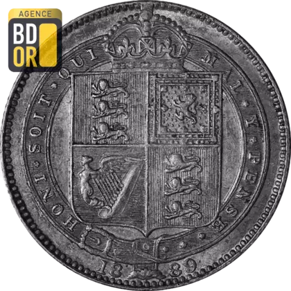 1 shilling victoria EFIGIE LARGE DU JUBILÉ